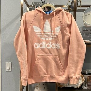 Adidas dusty pink hoodie